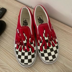 Slip on vans size 8 Womens